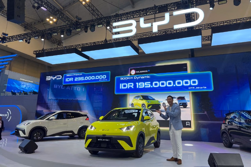BYD Atto 1 Curi Perhatian di GIIAS 2025
