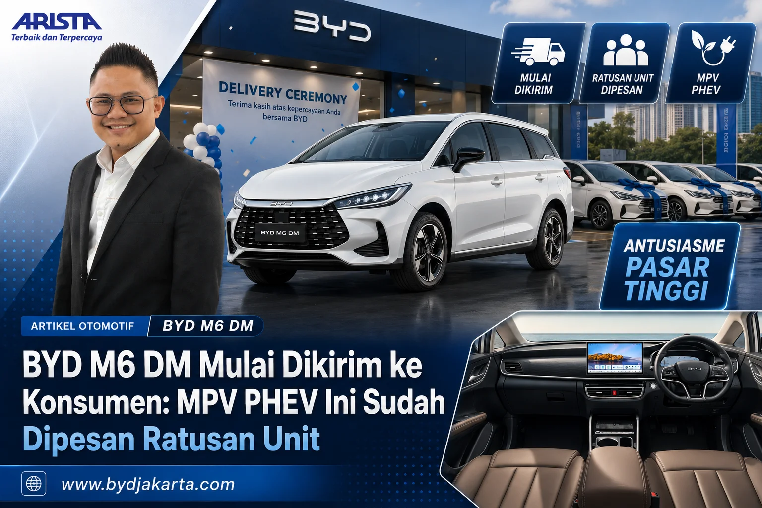 BYD M6 DM Mulai Dikirim ke Konsumen MPV PHEV Ini Sudah Dipesan Ratusan Unit