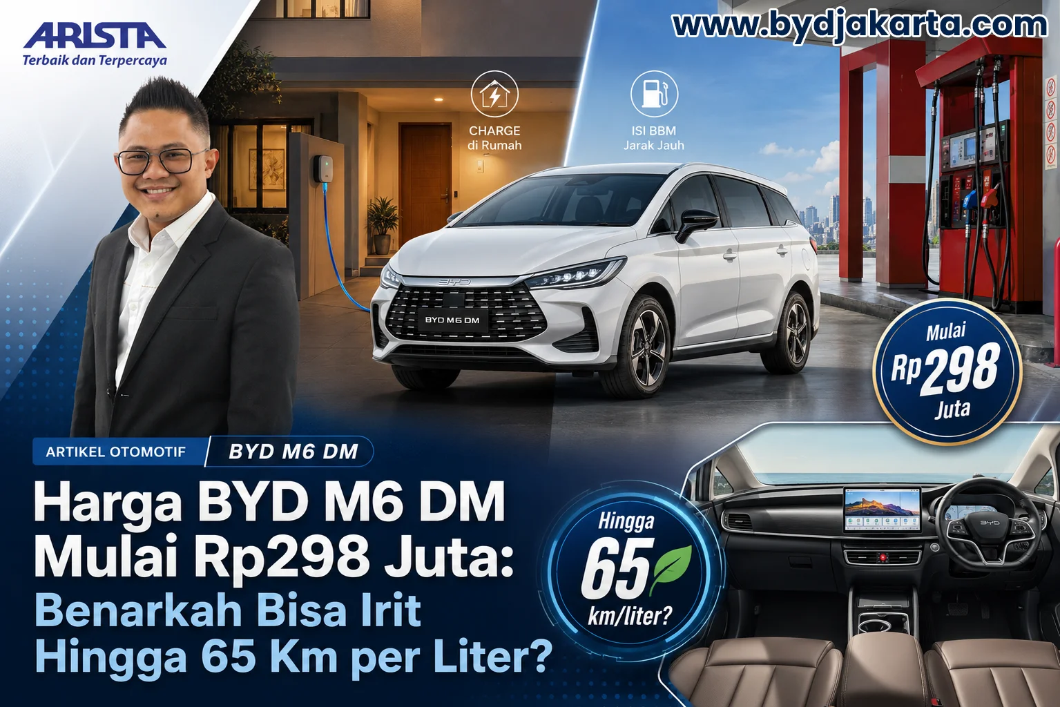 Harga BYD M6 DM Mulai Rp298 Juta Benarkah Bisa Irit Hingga 65 Km per Liter